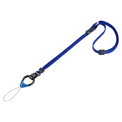 フィンガー＆ネックストラップ (ブルー) DG-ST38BL-サンワサプライ株式会社