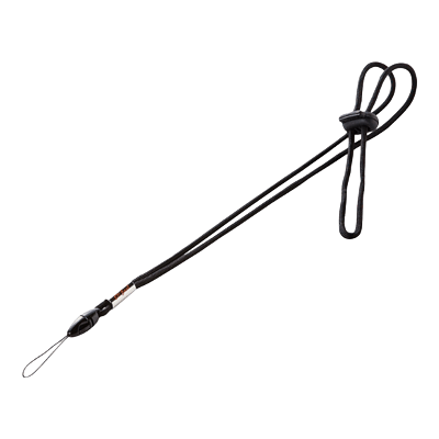 ネックストラップ (細ひも、ブラック) DG-ST15BK-サンワサプライ株式会社