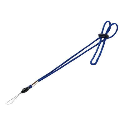 ネックストラップ (細ひも、ブルー) DG-ST15BL-サンワサプライ株式会社