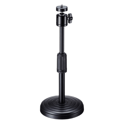 WEBカメラ用卓上スタンド (スマホホルダー付き) CMS-STN1BK-サンワサプライ株式会社