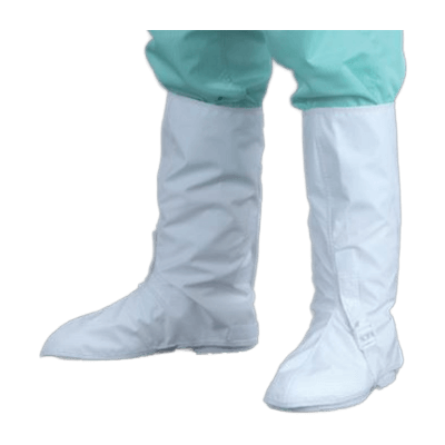 クリーンアクセサリー 耐薬品性シューズカバー (脚絆タイプ) 4600/A-株式会社エムアイディ