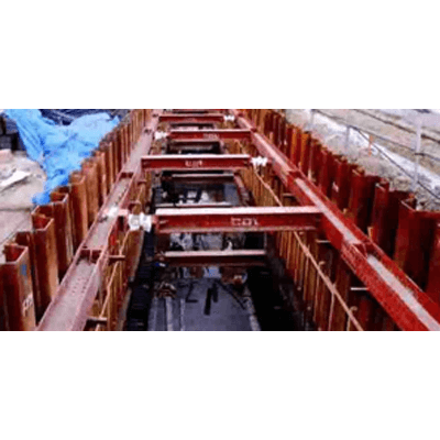 掘削幅縮小用　高剛性ボード、掘削幅縮小工法 ゼロスペースボード®-株式会社JSP