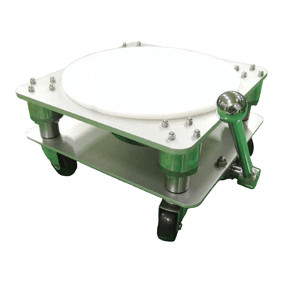 フロービン用バルブ着脱台車-株式会社プランナー