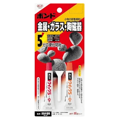 コニシ ボンド クイック5 【エポキシ接着剤】 15gセット #16123-ながしまや株式会社