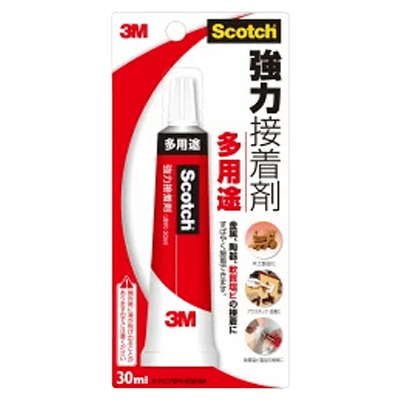 3M (スリーエム) スコッチ強力接着剤 多用途 30ml (6004M)-ながしまや株式会社