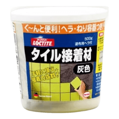 ヘンケルジャパン (ロックタイト LOCTITE) タイル用接着材 ポット500g DTS-500-ながしまや株式会社