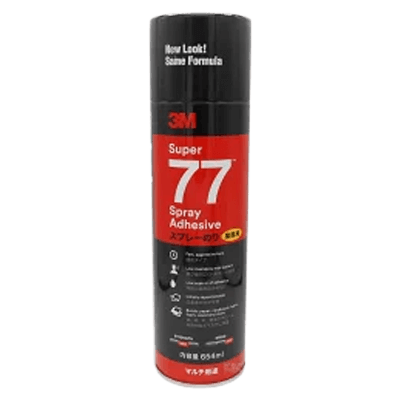 3M Super77 マルチ用途スプレーのり L 654ml-ながしまや株式会社