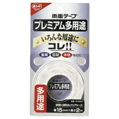 コニシ ボンド 両面テープ プレミアム多用途 2m巻 #04683-ながしまや株式会社