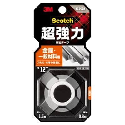 3M スコッチ 強力両面テープ 金属・一般材料用 KKD-12R-ながしまや株式会社