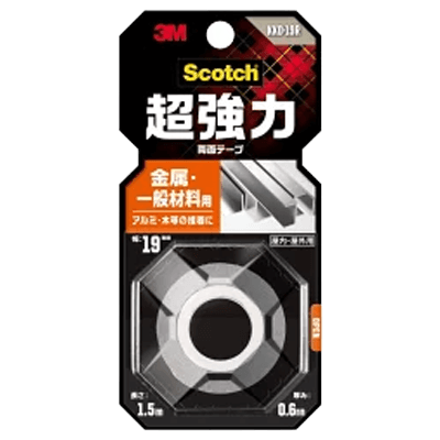 3M スコッチ 強力両面テープ 金属・一般材料用 KKD-19R-ながしまや株式会社