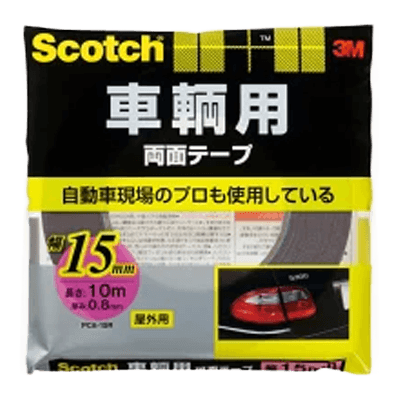 3M スコッチ 車輌用両面テープ 幅15mm×長さ10m PCA-15R-ながしまや株式会社