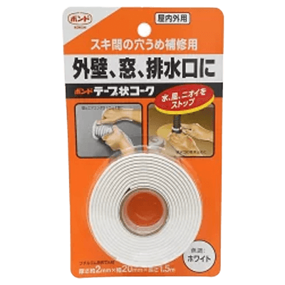 コニシ ボンド テープ状コーク 1.5m ホワイト #23119-ながしまや株式会社