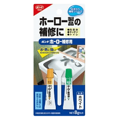 コニシ ボンド ホーロー補修用 ホワイト 8gセット #16621-ながしまや株式会社