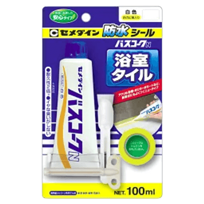 セメダイン バスコークN 白色 100ml HJ-153-ながしまや株式会社
