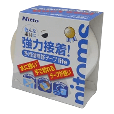 ニトムズ 多用途補修テープ lite25 ホワイト 幅48mm×長さ25m M5354-ながしまや株式会社