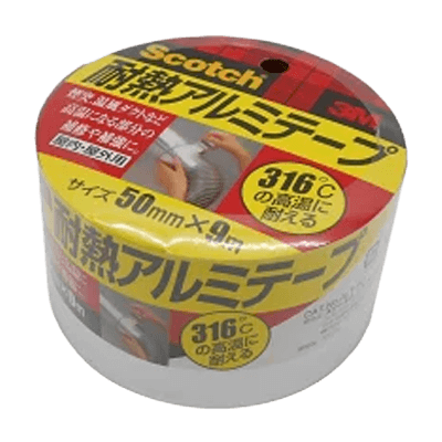 3M (スリーエム) 耐熱アルミテープ (ALT-50) 50×9m-ながしまや株式会社