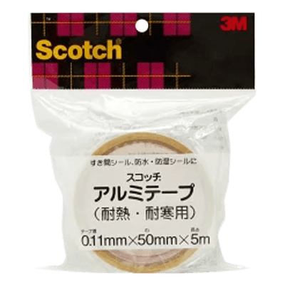 3M (スリーエム) アルミテープ『耐熱・耐寒』用 (KAL-50) 50×5m-ながしまや株式会社