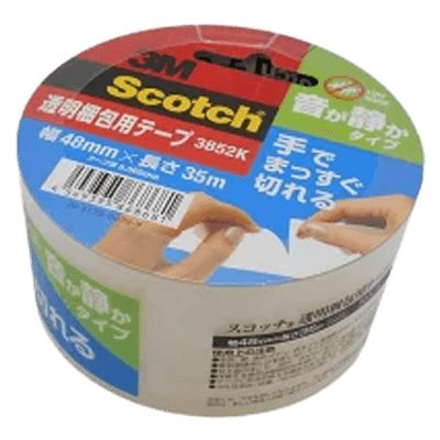 3M 透明梱包用テープ 3852K 48mm×35m-ながしまや株式会社