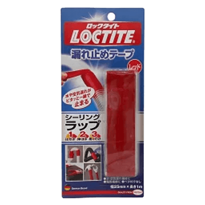 ヘンケルジャパン ロックタイト (LOCTITE) シーリングラップ レッド 25mm×1m LSW-100-ながしまや株式会社