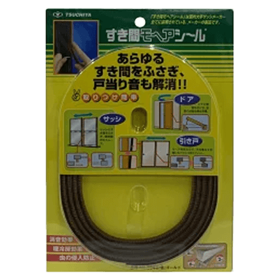槌屋 TSUCHIYA すき間モヘヤシール ゴールド No.6040-ながしまや株式会社