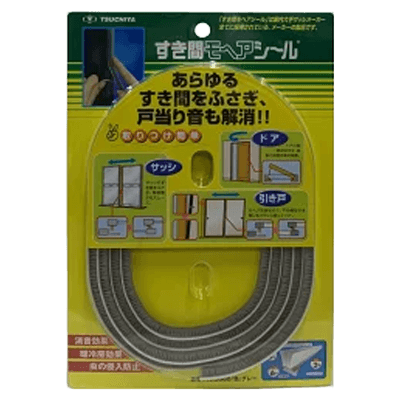 槌屋 TSUCHIYA すき間モヘヤシール グレー No.6060-ながしまや株式会社