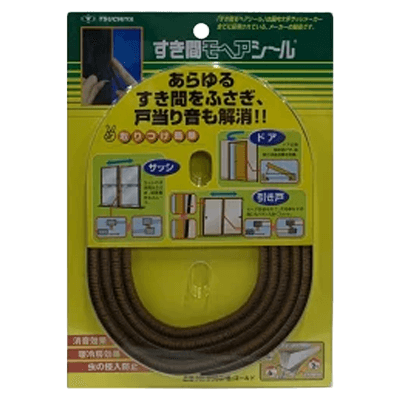 槌屋 TSUCHIYA すき間モヘヤシール ゴールド No.6060-ながしまや株式会社