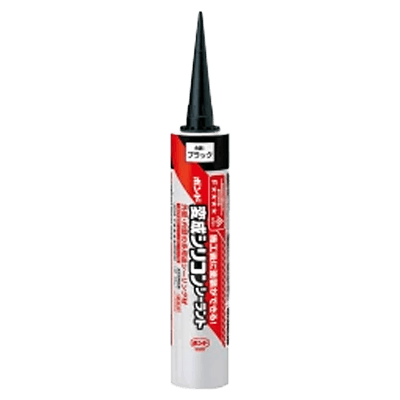 コニシ ボンド 変成シリコンシーラント ブラック 333ml #04695-ながしまや株式会社