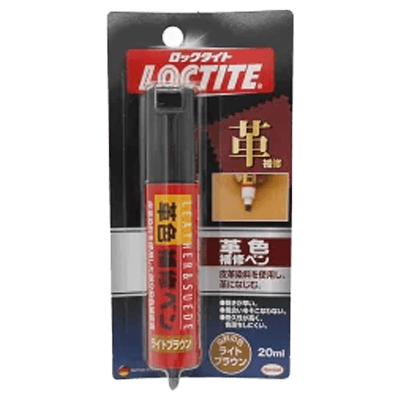ヘンケルジャパン ロックタイト (LOCTITE) 革色補修ペン ライトブラウン 20ml DLP-02L-ながしまや株式会社