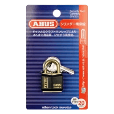 ABUS シリンダー南京錠20mm BPT84MB 20-ながしまや株式会社