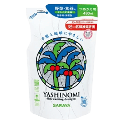 サラヤ ヤシノミ洗剤 詰替用 480ml-ながしまや株式会社