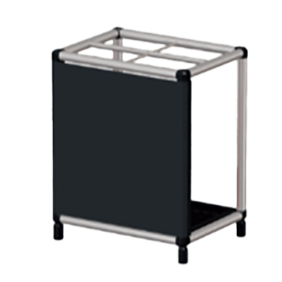 一般傘立て アンブレラスタンド 幕板付 (SBK) 24本用 US-Z-34C-SBK-株式会社ぶんぶく