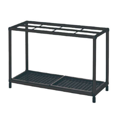 一般傘立て ブラックアンブレラスタンド 48本用 USB-Z-35-株式会社ぶんぶく