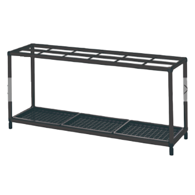 一般傘立て ブラックアンブレラスタンド 72本用 USB-Z-36-株式会社ぶんぶく