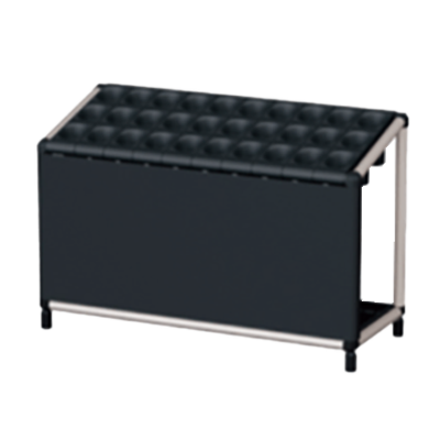 スリーブ式アンブレラスタンド 幕板付 (SBK) 30本用-株式会社ぶんぶく