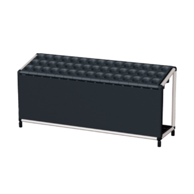 スリーブ式アンブレラスタンド 幕板付 (SBK) 45本用-株式会社ぶんぶく