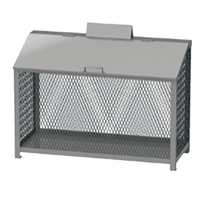 大型ゴミ箱 ダストステーション エキスパンドメタルタイプ-株式会社ぶんぶく