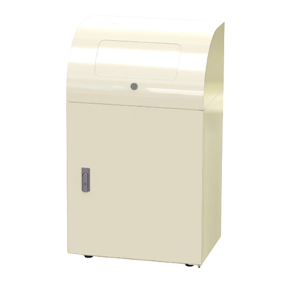大型ゴミ箱 リサイクルトラッシュ PUSH蓋＆カギ付 (防犯対策用)-株式会社ぶんぶく