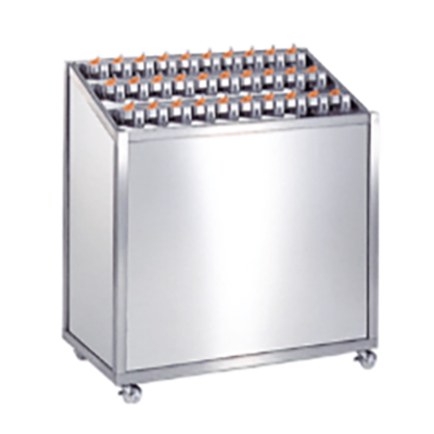 鍵付き傘立て アンブレラスタンド カギ付 コイン返却式 (交換用ソリッドロック付)-株式会社ぶんぶく