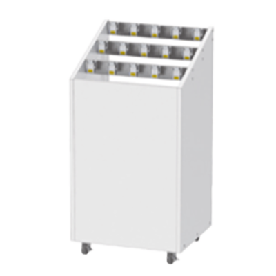 鍵付き傘立て アンブレラスタンドNEO USHタイプ 15本用-株式会社ぶんぶく