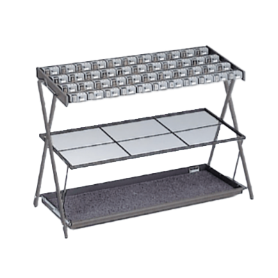 鍵付き傘立て 折たたみ傘たて カギ付 ダイヤル錠タイプ 44本用-株式会社ぶんぶく