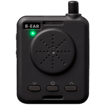 軽量で、ヘルメットにもカンタン装着 ラジオレシーバー BRIDGECOM R2 BM-R2-株式会社ベアリッジ