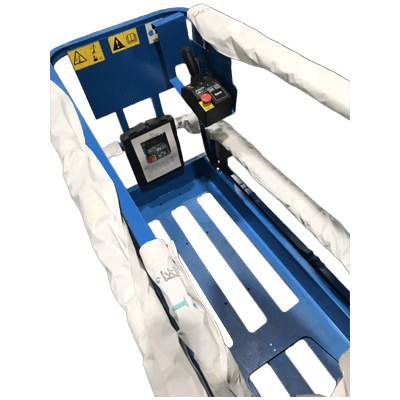 養生の匠 高所作業車用シート＋タイヤカバー4個フルセット-シーズ株式会社