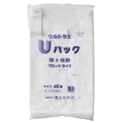 ポリ製品 乳白 半透明 レジ袋 Uパック-株式会社富士カガク