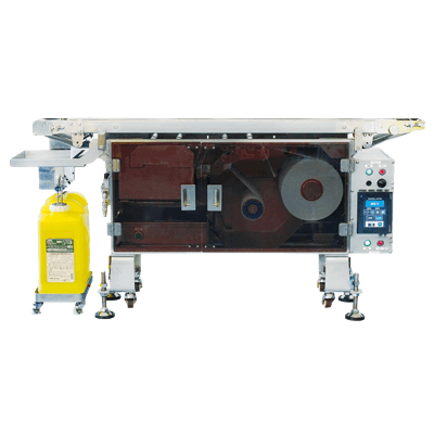 コンベアベルト自動除菌洗浄機 ベルトコンベア一体型タイプ アンベルCA型-株式会社ブンシジャパン