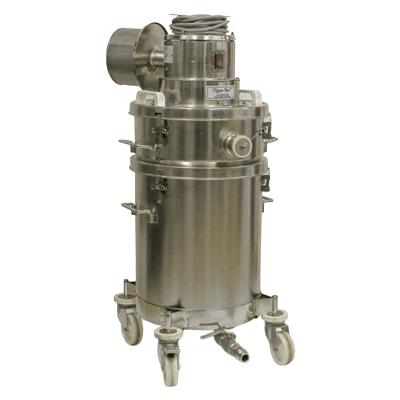 クリーンルーム用掃除機 壊れたアンプル・ガラスと共に液体を回収 CWR-10 (Pharma)-株式会社フォンシュレーダー・ジャパン タイガーバック事業部