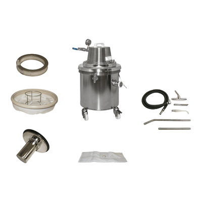 クリーンルーム用掃除機 湿式・乾式回収 ATEX-40 (CR) W&D-株式会社フォンシュレーダー・ジャパン タイガーバック事業部
