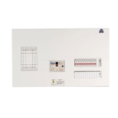ホーム分電盤 Ezライン 安心安全 リミッタースペース付 フタなし-野崎電気産業株式会社