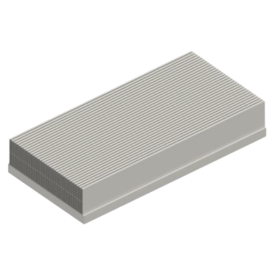 中空タイプ 強制空冷用ヒートシンク SK604-700-株式会社アクアス