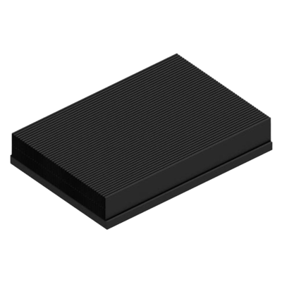 中空タイプ 強制空冷用ヒートシンク SK606-700-株式会社アクアス