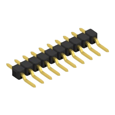 2.54mmピッチ ライトアングル 表面実装用ピンヘッダ SL 12 SMD-株式会社アクアス
